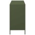 Aparador de acero laminado en frío verde oliva 101,5x39x73,5