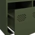 Aparador de acero laminado en frío verde oliva 101,5x39x73,5