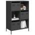 Aparador de acero negro 68x39x103,5