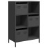 Aparador de acero negro 68x39x103,5