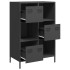 Aparador de acero negro 68x39x103,5