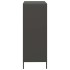 Aparador de acero negro 68x39x103,5