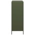 Aparador de acero verde oliva 68x39x103,5