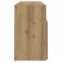 Mueble TV luces LED madera ingeniería roble artisan