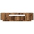 Mueble TV luces LED madera ingeniería envejecida 160x35x40