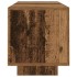 Mueble TV luces LED madera ingeniería envejecida 160x35x40