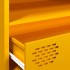 Mueble TV acero laminado en frío amarillo mostaza