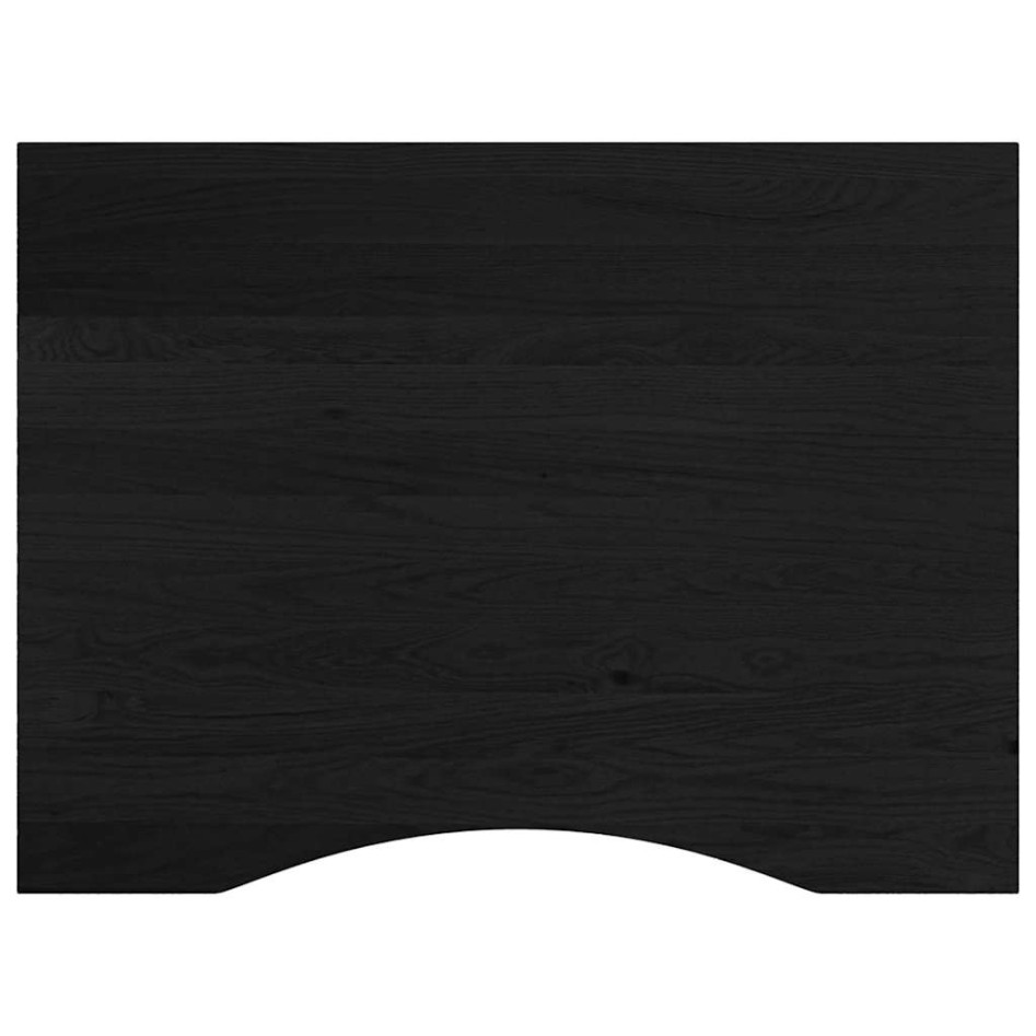Banco de trabajo madera roble marrón oscuro 80x60x(71,5-98)