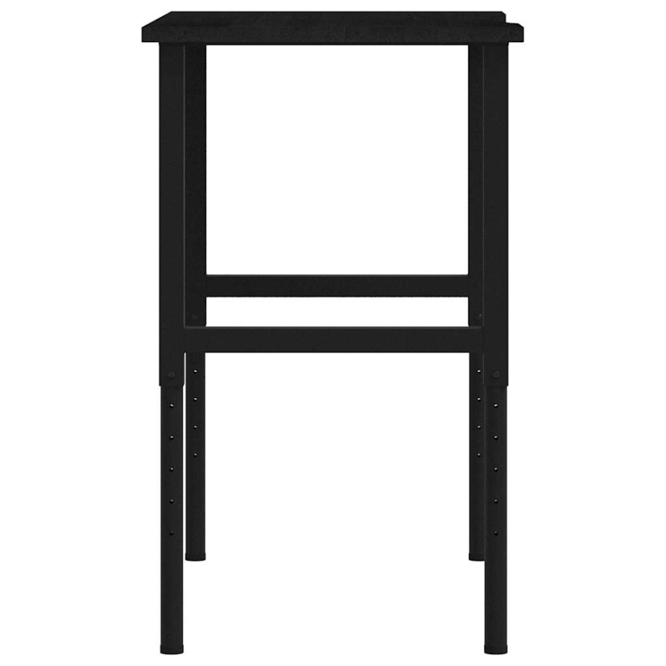 Banco de trabajo madera roble marrón oscuro 100x60x(71,5-98)