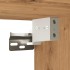 Juego de muebles baño 2 piezas madera ingeniería roble