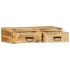 Mueble de TV de pared madera maciza de mango rugosa 80x30x19
