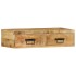 Mueble de TV de pared madera maciza de mango rugosa 80x30x19