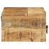 Mueble de TV de pared madera maciza de mango rugosa 80x30x19
