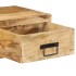 Mueble de TV de pared madera maciza de mango rugosa 80x30x19