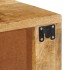 Mueble de TV de pared madera maciza de mango rugosa 80x30x19
