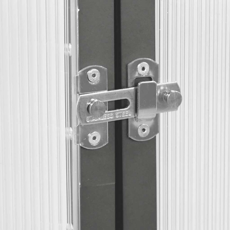 Invernadero con marco base aluminio antracita 224x169x202