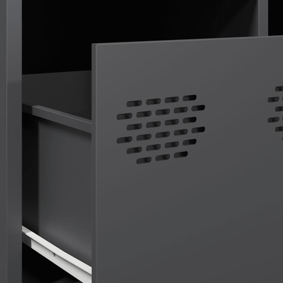 Mesa de centro acero laminado en frío antracita