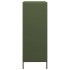 Aparador acero verde oliva 68x39x101,5