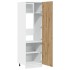 Mueble frigorífico madera ingeniería roble artisan 60x57x207