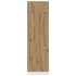 Mueble frigorífico madera ingeniería roble artisan 60x57x207