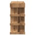 Mesa bar con estante almacenaje roble artisan 100x48x101,5