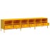 Mueble TV acero laminado en frío amarillo mostaza