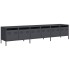 Mueble de TV acero laminado en frío antracita 202x39x43,5