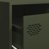 Mueble TV acero laminado en frío verde oliva 202x39x43,5