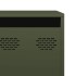 Mueble TV acero laminado en frío verde oliva 202x39x43,5