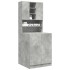Muebles para lavadora 2 pzas madera de ingeniería gris