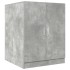 Muebles para lavadora 2 pzas madera de ingeniería gris