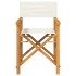 Sillas de director plegables 2 uds madera maciza teca