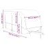 Funda para caravana tela no tejida gris 550x250x220