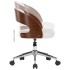 Silla comedor giratoria madera curvada cuero sintético