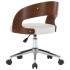 Silla comedor giratoria madera curvada cuero sintético