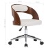 Silla comedor giratoria madera curvada cuero sintético