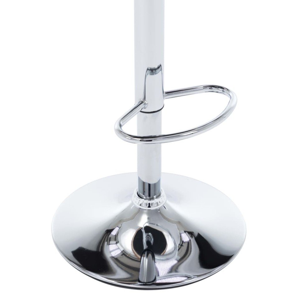 Taburetes de cocina 2 uds piel sintética y madera curvada