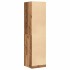 Armario de madera de ingeniería roble envejecido 50x50x200