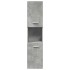 Set muebles de baño 2 piezas madera contrachapada gris