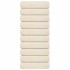 Toallas de Baño 10 uds Crema 100x150 cm 360 g/m² 100%