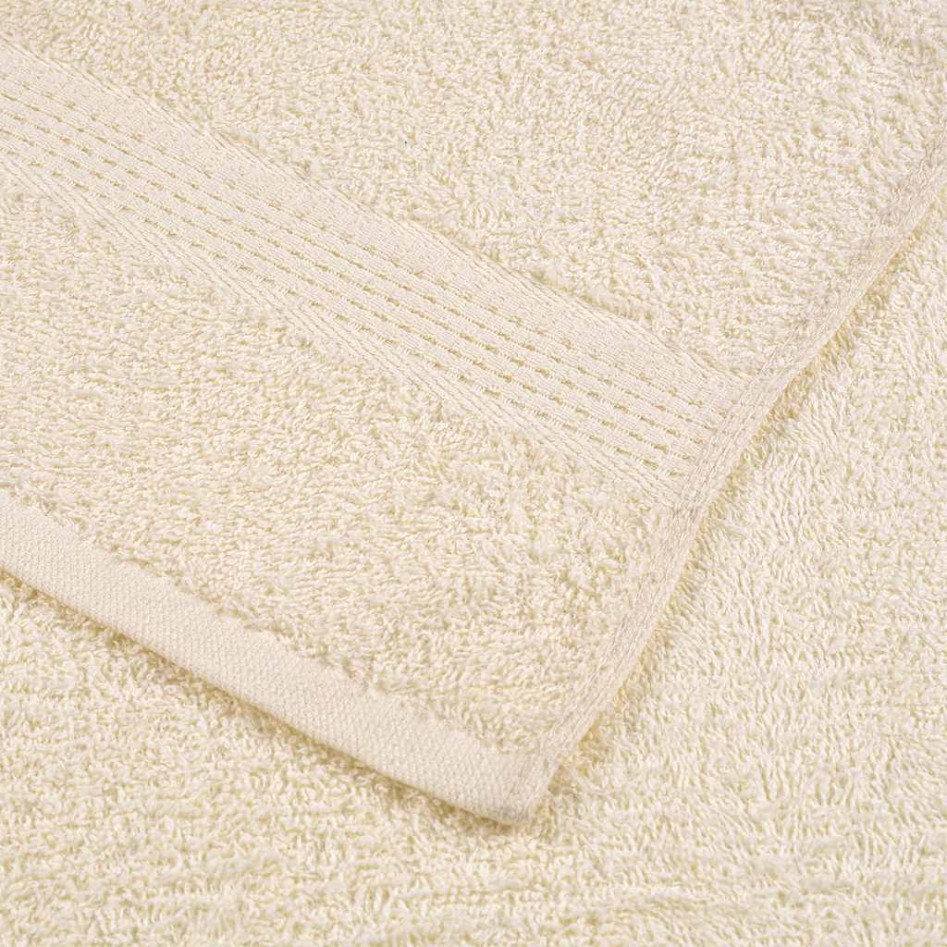 Toallas de Baño 10 uds Crema 100x150 cm 360 g/m² 100%