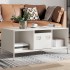 Mesa de centro acero laminado en frío blanco 101,5x50x43,5