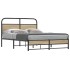 Estructura de cama sin colchón 120x190 cm madera roble