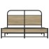 Estructura de cama sin colchón 120x190 cm madera roble