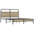 Estructura de cama sin colchón 160x200 cm madera roble