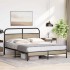 Estructura de cama sin colchón 160x200 cm madera roble