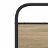 Estructura de cama sin colchón 160x200 cm madera roble