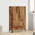 Aparador de madera de ingeniería madera vieja 70x31x115
