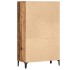 Aparador de madera de ingeniería madera vieja 70x31x115