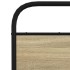 Estructura de cama sin colchón 120x190 cm madera roble